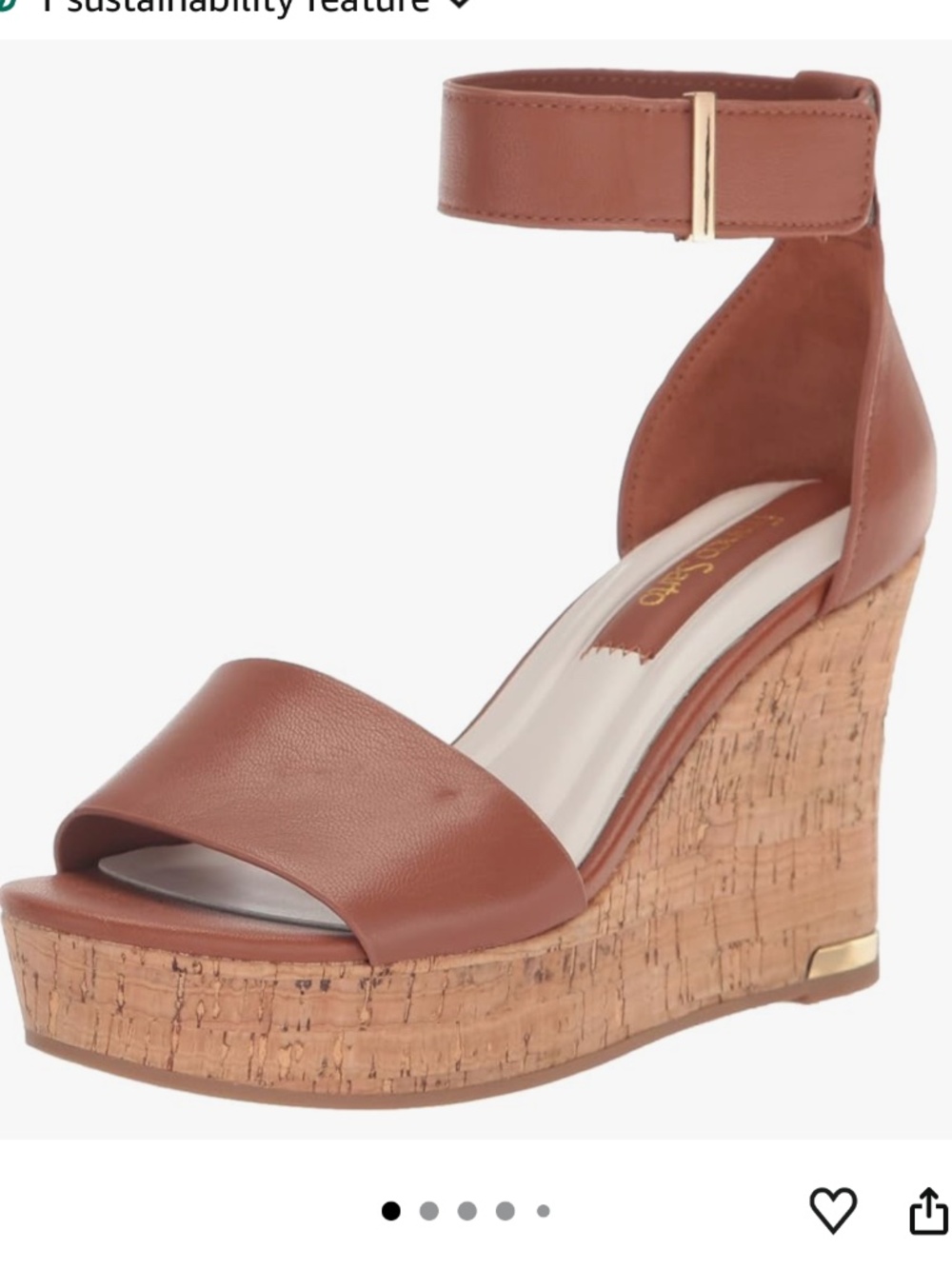 Franco Sarto Clemens Cork Platform